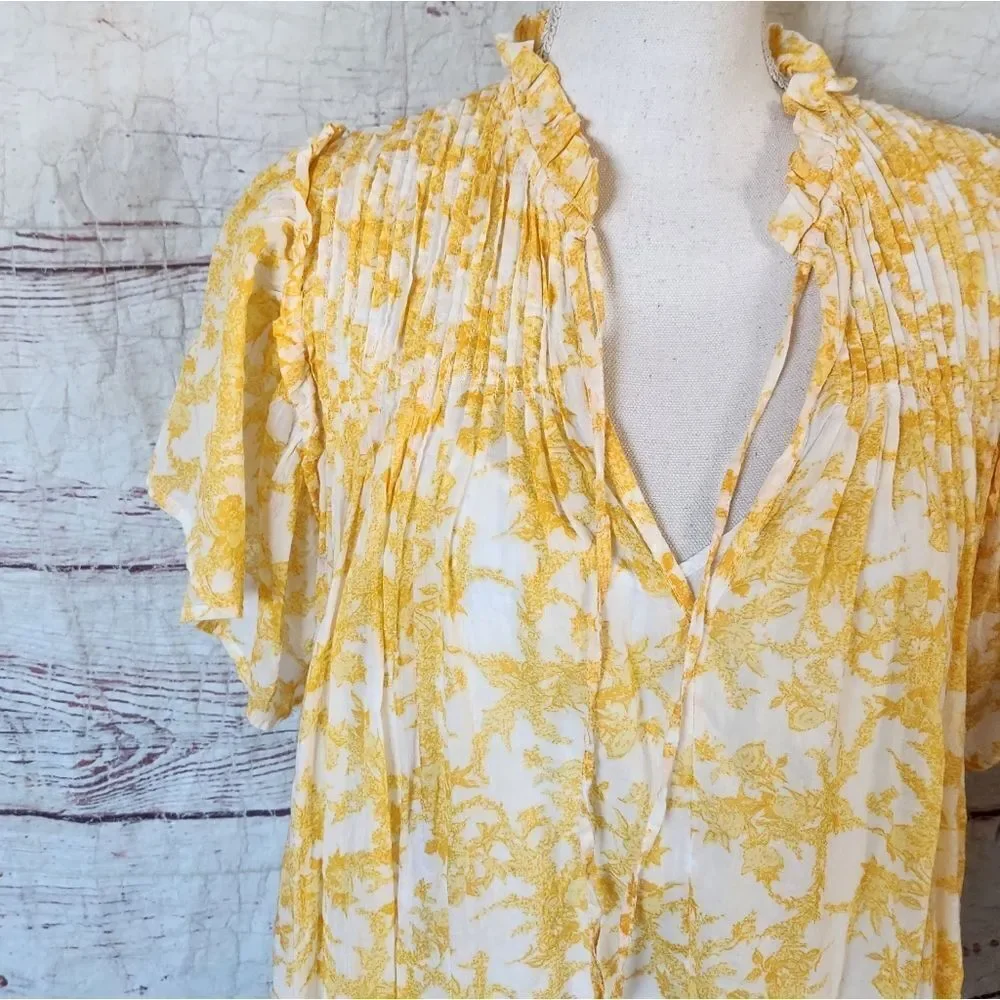 Free‎ People Marigold Print Tunic Dress Size Small
